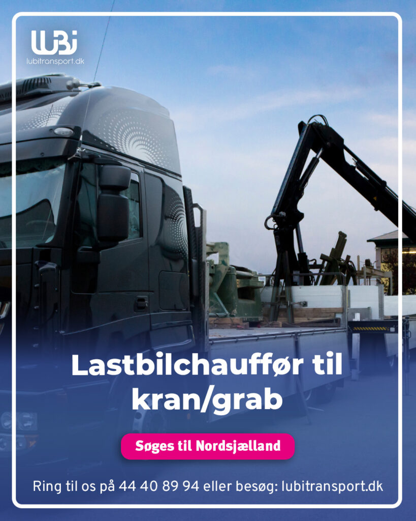 Lastbilchauffør til kran/grab
