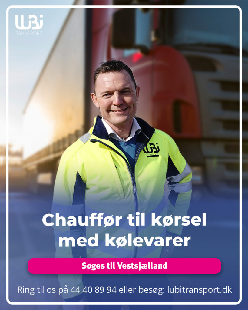 Chauffør til kørsel med kølevarer