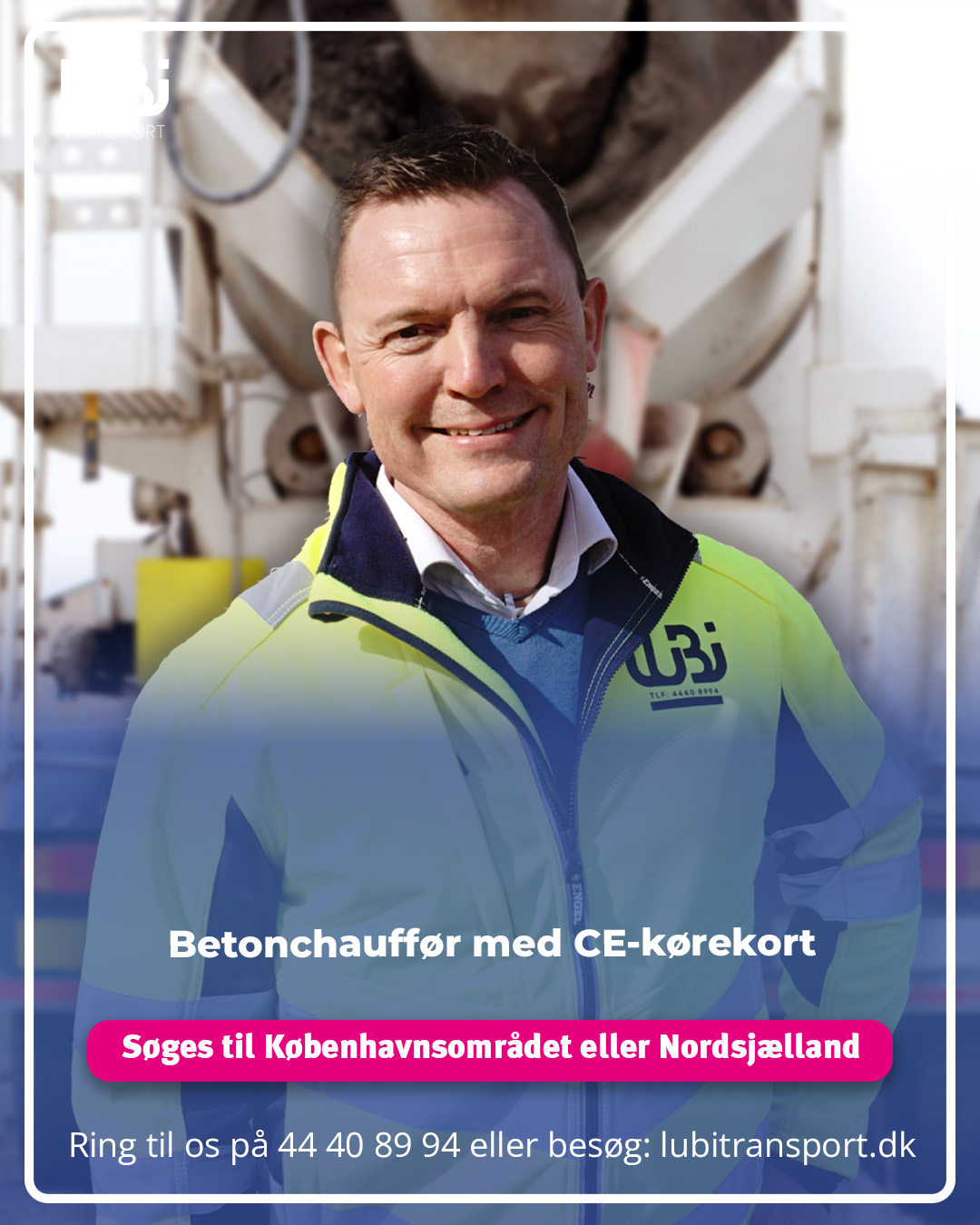 Betonchauffør til Hovedstadsområdet/Nordsjælland